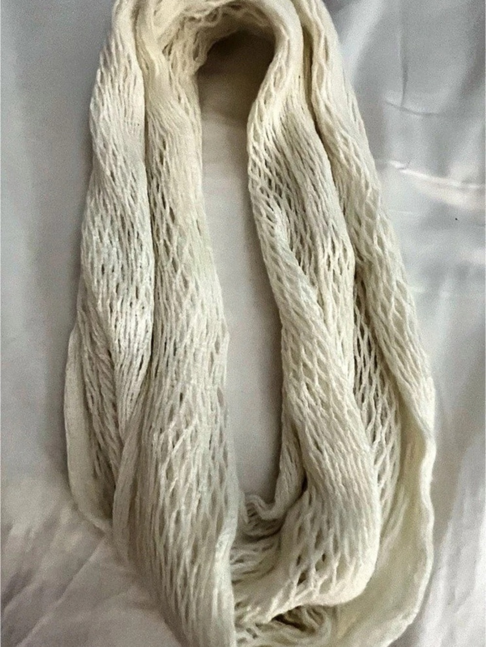 Infinity Scarf in Cream Like New